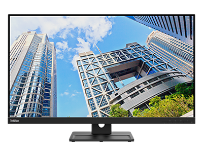 Écran ThinkVision E28u-20 28" 4K UHD avec Eyesafe (IPS, 60Hz 4ms, HDMI DP, Haut-parleurs, Inclinable/Ajustable en hauteur/Pivotable)